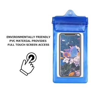 Navkar Crafts Waterproof Mobile Pouch Cover for All Mobiles, Cellphone Dry Bag Compatible for iPhone, Samsung, Mi, Redmi, Oppo, VIVO, All Other Smartphones up to 6.5 inches (Pack of 1)