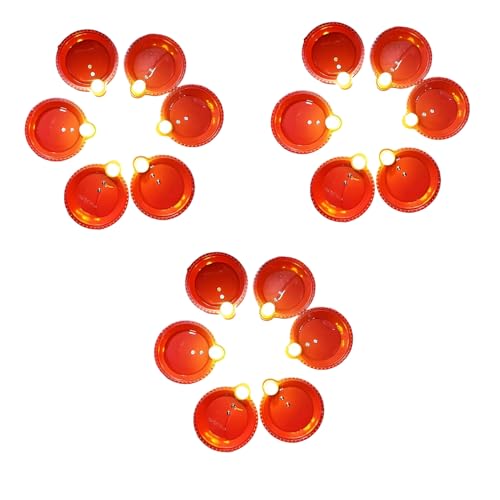 Navkar Crafts Water Sensor Diya for Home Decoration - Electric Flameless & Smokeless LED Diya Lights, Candle for Home Decor, Diwali Festivals Decoration, Christmas, New Year