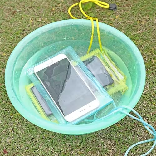 Navkar Crafts Waterproof Mobile Pouch Cover for All Mobiles, Cellphone Dry Bag Compatible for iPhone, Samsung, Mi, Redmi, Oppo, VIVO, All Other Smartphones up to 6.5 inches (Pack of 1)