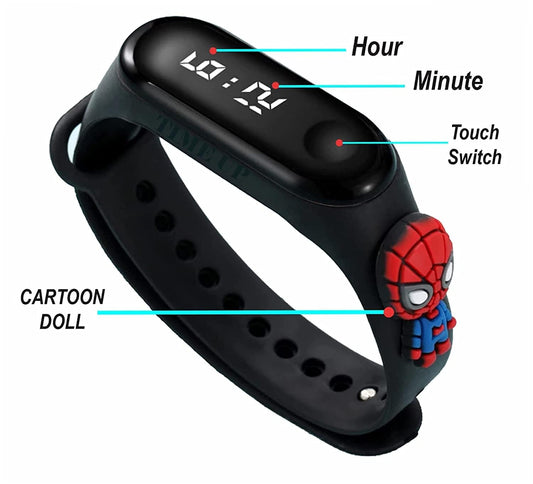 Navkar Crafts LED Watch Combo of 2 Cartoon Character Waterproof LED Kids Watches for Boys & Girls ( Assorted Characters) - Premium Watches from Navkar Crafts - Just $299! Shop now at Navkar Crafts
