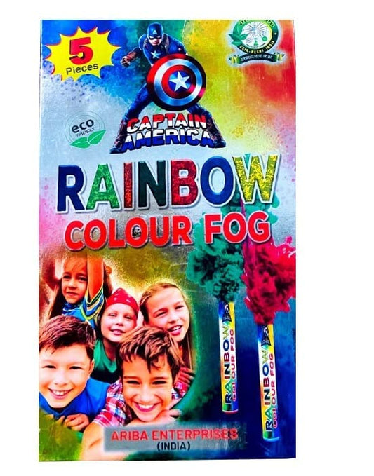 Navkar Crafts Rainbow Colour Green Yellow Purple