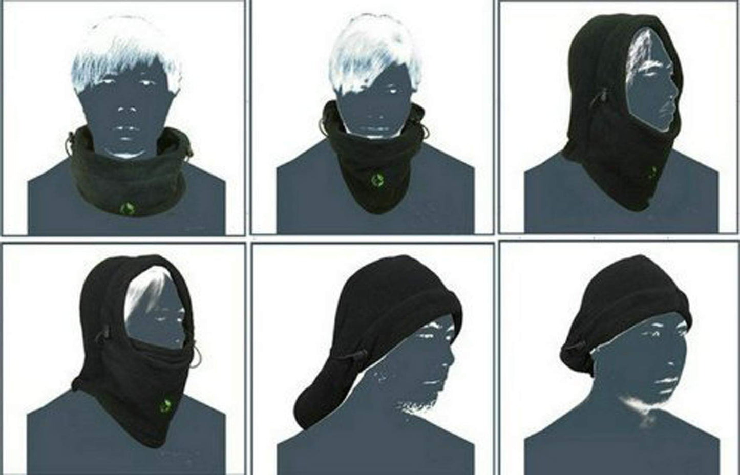 Navkar Crafts Thermal Warm Fleece Full Face Balaclava Mask, Head & Neck Cover Warmer Hat for Winter and Sports