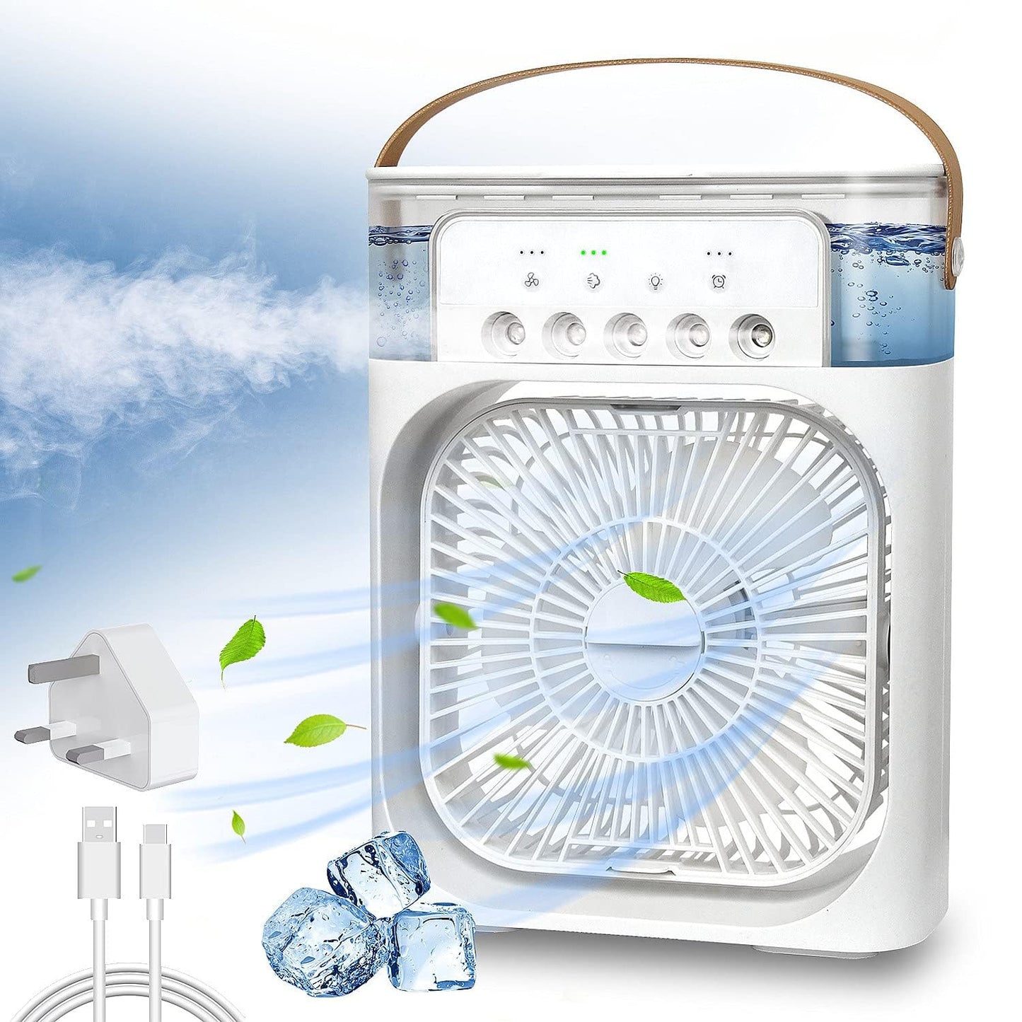 Navkar Crafts Mini cooler for room cooling mini cooler ac portable air conditioners for Home Office Artic Cooler 3 In 1 Conditioner Humidifier Purifier Mini Cooler air - Premium from Navkar Crafts - Just $0! Shop now at Navkar Crafts