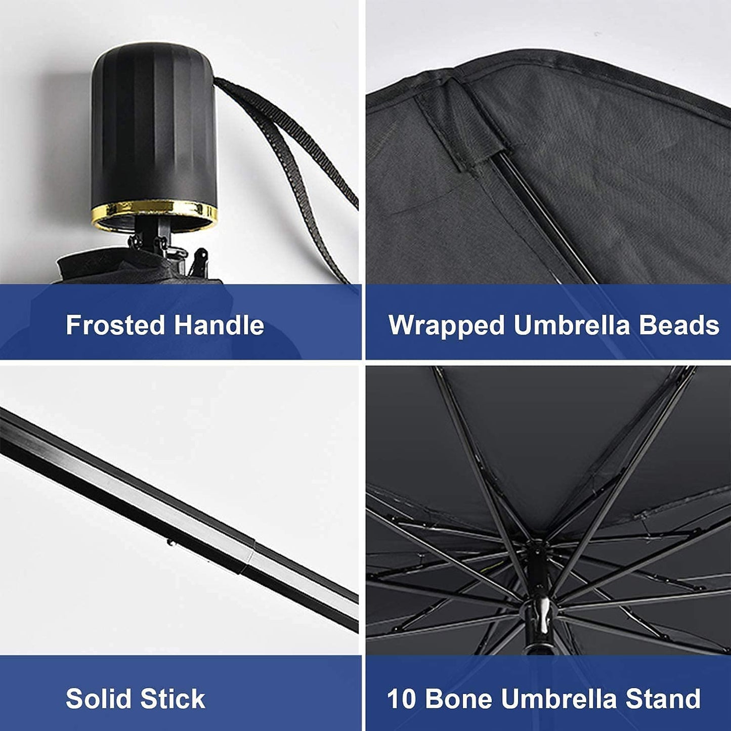 Navkar Crafts Car Sun Shade Windshield Cover, Umbrella Windshield Sun Shade for Car Front Window,Sun Protection & Heat Insulation Foldable Sun Shade,Full Cover Sun Shade for Most Vehicles - Premium Car Sun Shade from Navkar Crafts - Just $499! Shop now at Navkar Crafts