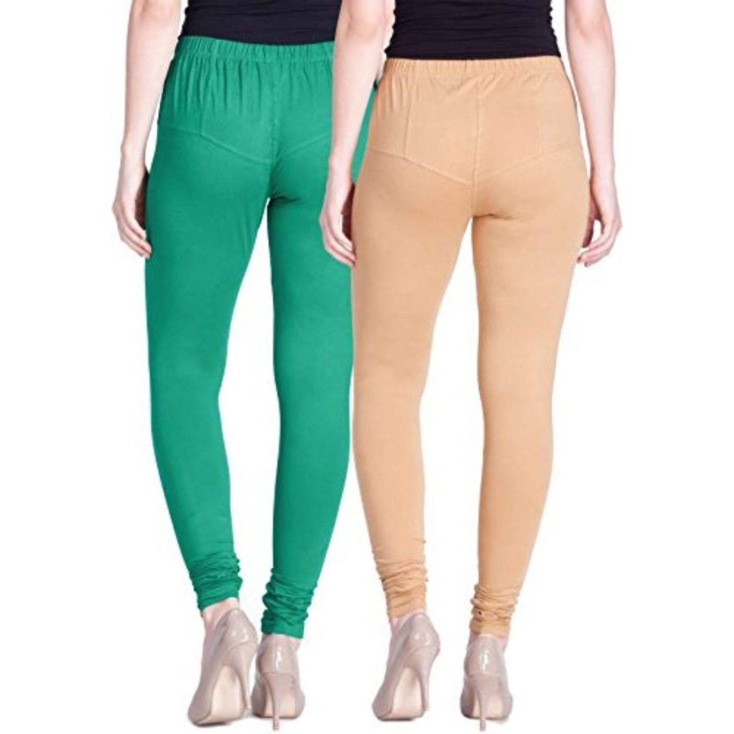 Navkar Crafts Cotton Strechable Women's Casual/Gym/Sports Multi color Leggings Combo Pack of 2 - S,M,L,XL,2XL - Premium Legging from Navkar Crafts - Just $499! Shop now at Navkar Crafts