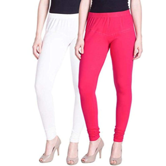 Navkar Crafts Cotton Strechable Women's Casual/Gym/Sports Multi color Leggings Combo Pack of 2 - S,M,L,XL,2XL - Premium Legging from Navkar Crafts - Just $499! Shop now at Navkar Crafts