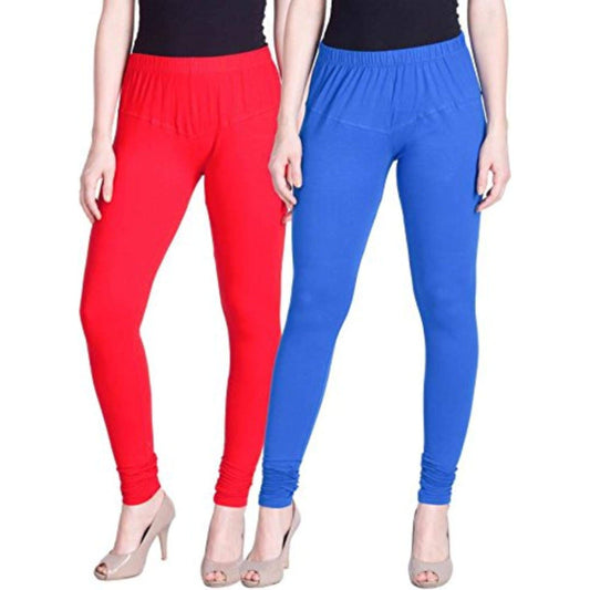 Navkar Crafts Cotton Strechable Women's Casual/Gym/Sports Multi color Leggings Combo Pack of 2 - S,M,L,XL,2XL - Premium Legging from Navkar Crafts - Just $499! Shop now at Navkar Crafts