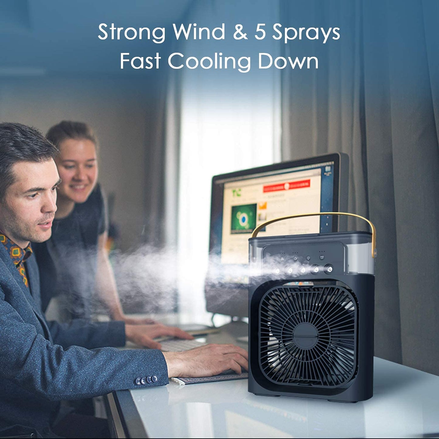 Navkar Crafts Mini cooler for room cooling mini cooler ac portable air conditioners for Home Office Artic Cooler 3 In 1 Conditioner Humidifier Purifier Mini Cooler air - Premium from Navkar Crafts - Just $0! Shop now at Navkar Crafts