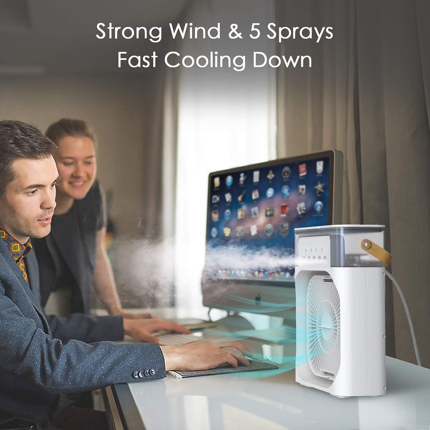 Navkar Crafts Mini cooler for room cooling mini cooler ac portable air conditioners for Home Office Artic Cooler 3 In 1 Conditioner Humidifier Purifier Mini Cooler air - Premium from Navkar Crafts - Just $0! Shop now at Navkar Crafts
