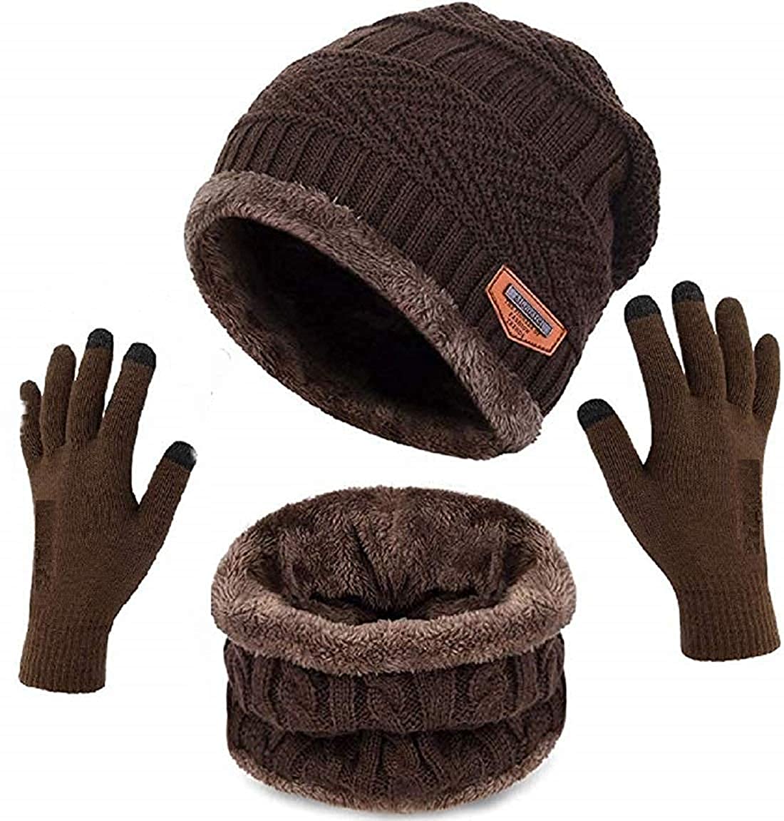 Navkar Crafts Beanie Cap Hat Neck Warmer Scarf and Touch Woolen Gloves - Premium Cap from Navkar Crafts - Just $299! Shop now at Navkar Crafts
