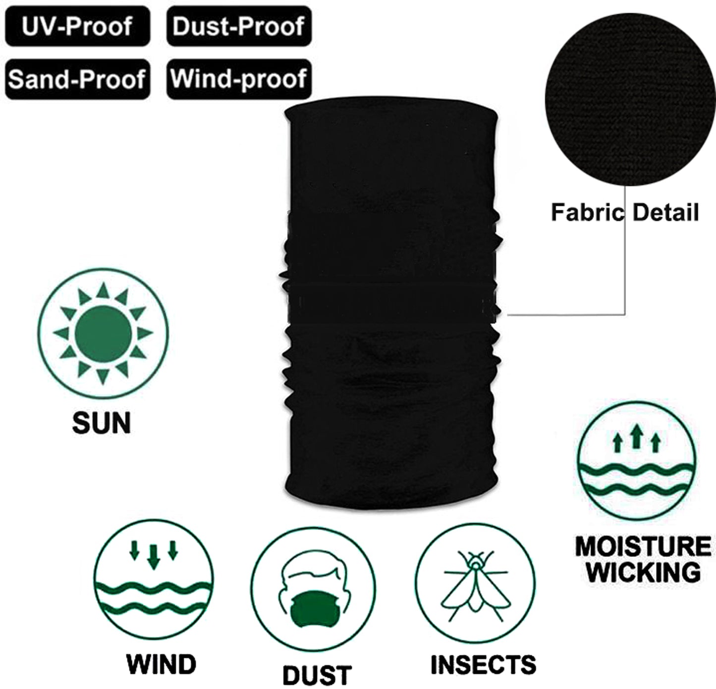 Navkar Crafts Unisex Head Wrap Sport Headband Sweatband Magic Scarf Pack of 9 - Premium Bandana from Navkar Crafts - Just $299! Shop now at Navkar Crafts