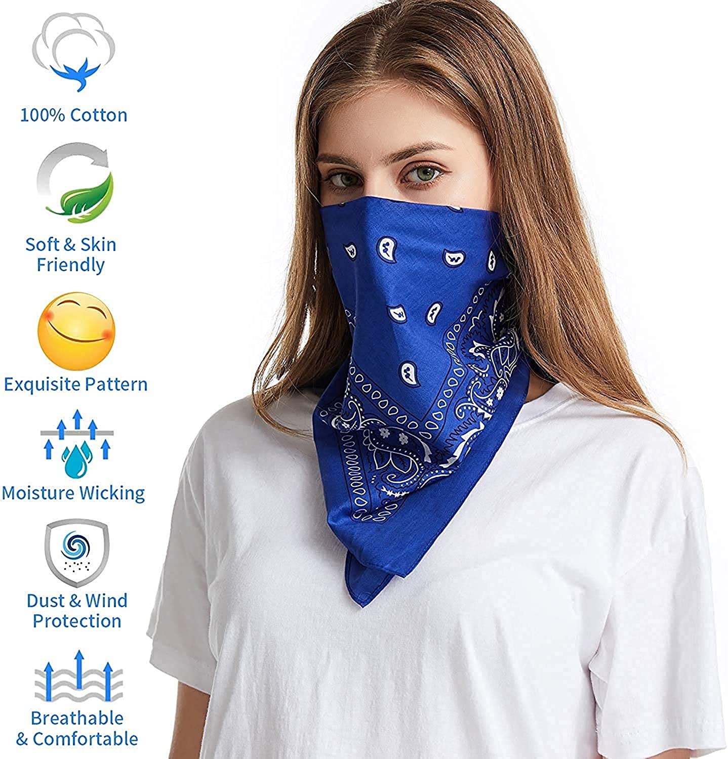 Navkar Crafts Cotton Printed Bandana - Premium Bandana from Navkar Crafts - Just $160.99! Shop now at Navkar Crafts
