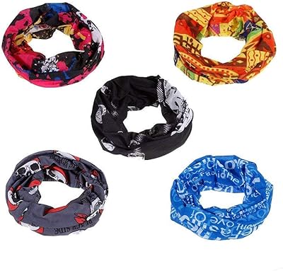 Navkar Crafts Unisex Printed UV Resistance Outdoor Scarf Bandana (Pack of 5) - Premium Bandana from Navkar Crafts - Just $299! Shop now at Navkar Crafts
