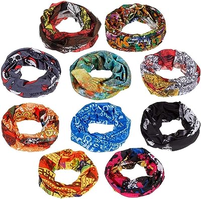 Navkar Crafts Unisex Printed UV Resistance Outdoor Scarf Bandana (Pack of 10) - Premium Bandana from Navkar Crafts - Just $299! Shop now at Navkar Crafts