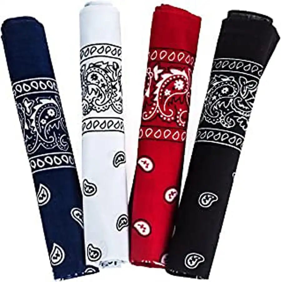 Navkar Crafts Unisex Cotton Paisley Bandana (50 X 50 Cm) - Navkar Crafts