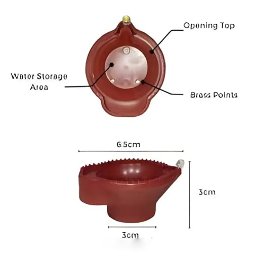Navkar Crafts Water Sensor Diya for Home Decoration - Electric Flameless & Smokeless LED Diya Lights, Candle for Home Decor, Diwali Festivals Decoration, Christmas, New Year