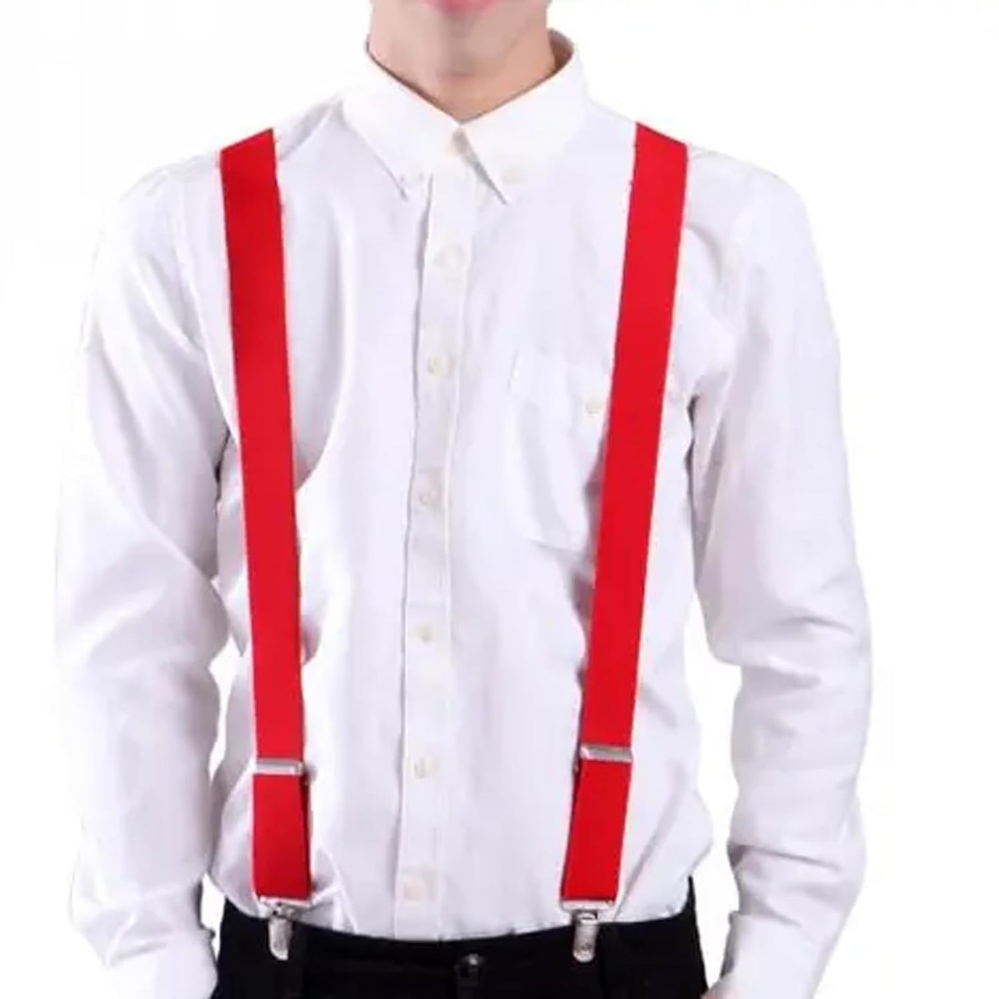 Navkar Crafts Adjustable Elastic Y Back Style Suspenders for Men and Women