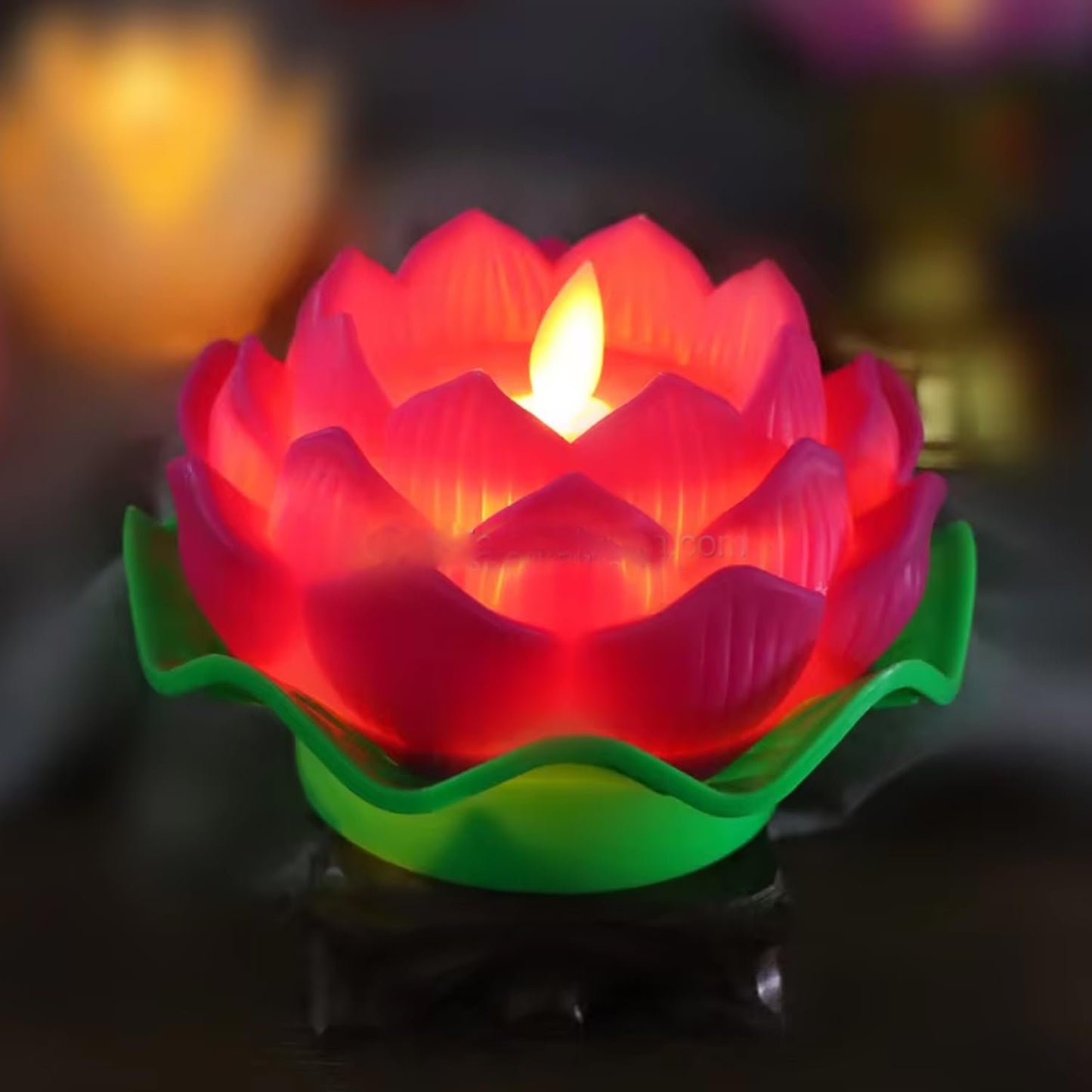 Navkar Crafts Water Sensor Diya Floating Candle for Diiwali and Home Decoration