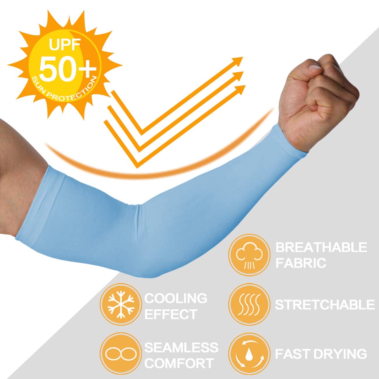 Navkar Crafts Sun Protection Cotton Arm Sleeves for Kids (9-15 Years), Men & Women - Premium Riding Gloves from Navkar Crafts - Just $199! Shop now at Navkar Crafts