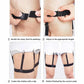 Navkar Crafts Metal Men Shirt Stays Adjustable Casual Style Elastic Shirt Garter Shirts Holder With Non-Slip Locking Clamps For Men & Women