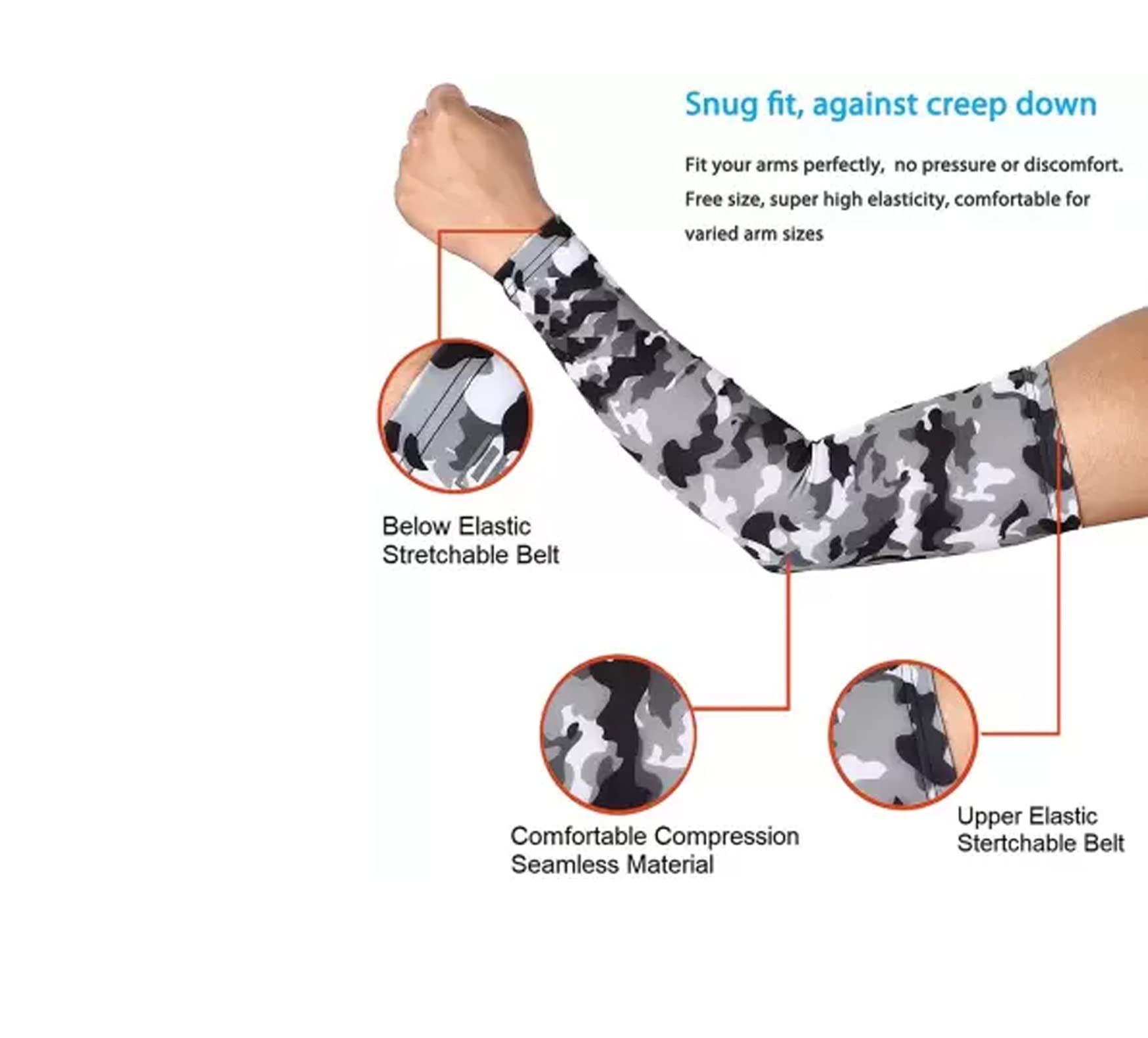Navkar Crafts Sun Protection Cotton Arm Sleeves for Kids (9-15 Years), Men & Women - Premium Riding Gloves from Navkar Crafts - Just $199! Shop now at Navkar Crafts