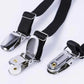 Navkar Crafts Metal Men Shirt Stays Adjustable Casual Style Elastic Shirt Garter Shirts Holder With Non-Slip Locking Clamps For Men & Women