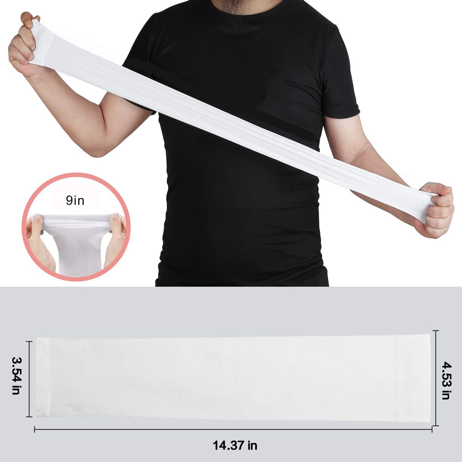 Navkar Crafts Sun Protection Cotton Arm Sleeves for Kids (9-15 Years), Men & Women - Premium Riding Gloves from Navkar Crafts - Just $199! Shop now at Navkar Crafts