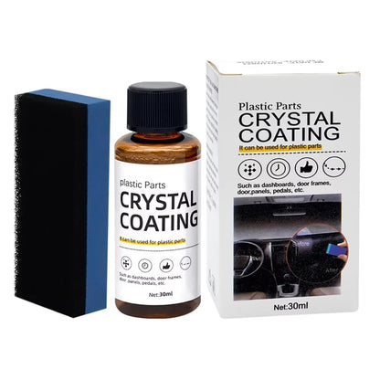Navkar Crafts Crystal Coating for Car Bike Plastic Parts PVC Restorer for Car Polish Shining Accessories