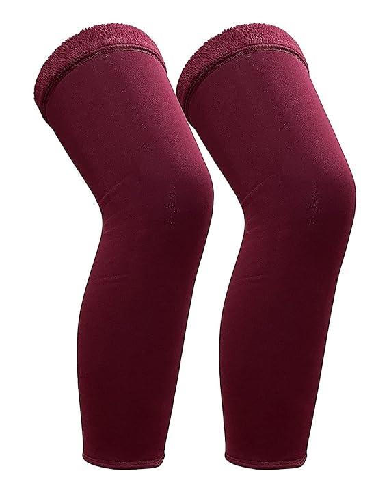 Navkar Crafts Men And Women Winter Warm Fur Leg Warmers/Knee cap/Knee Warmer Over Knee High Footless Socks - Premium  from Navkar Crafts - Just $249! Shop now at Navkar Crafts