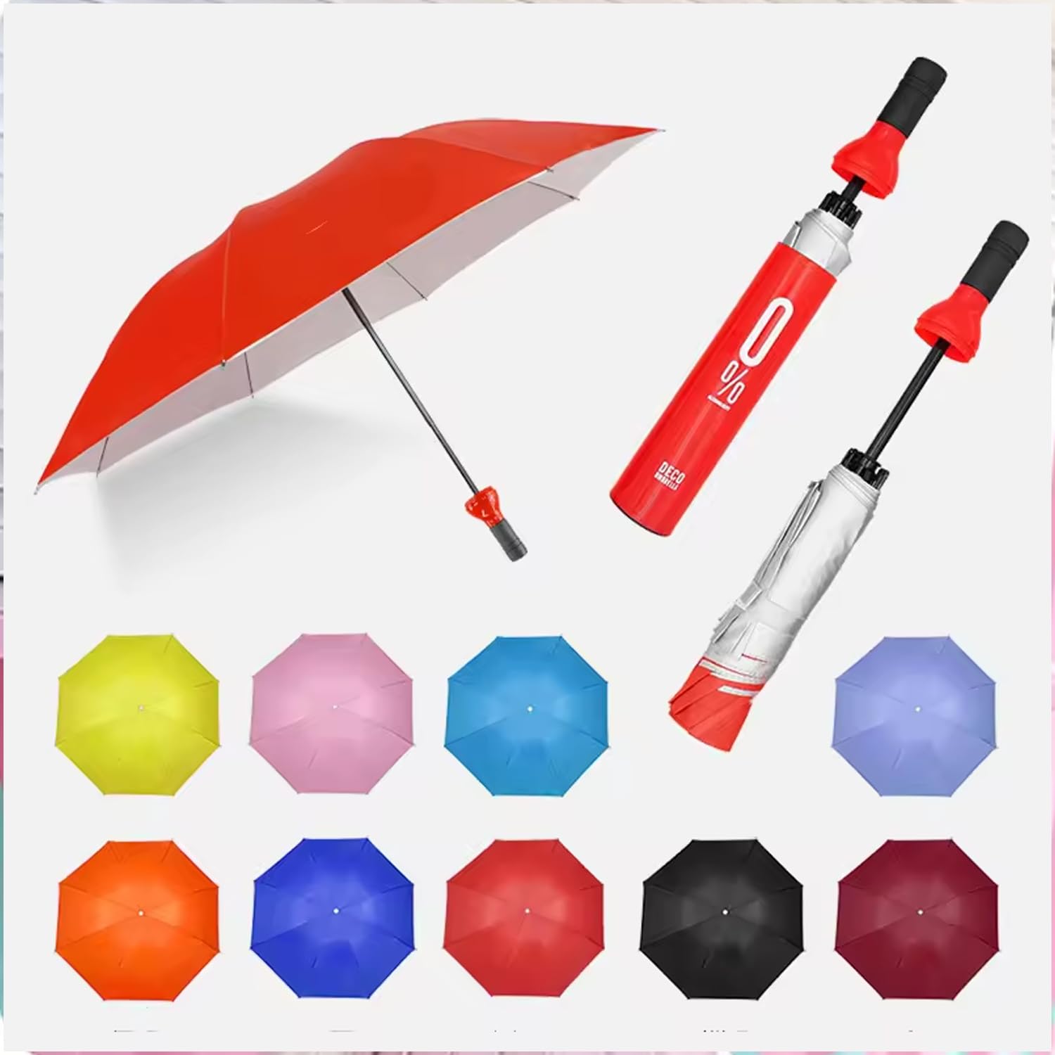 Navkar Crafts Fashionable Wine Bottle Shape Umbrella with features of a transformer, this 30 cm Umbrella bottle in a designed bottle (Assorted Colour) - Premium  from Navkar Crafts - Just $399! Shop now at Navkar Crafts