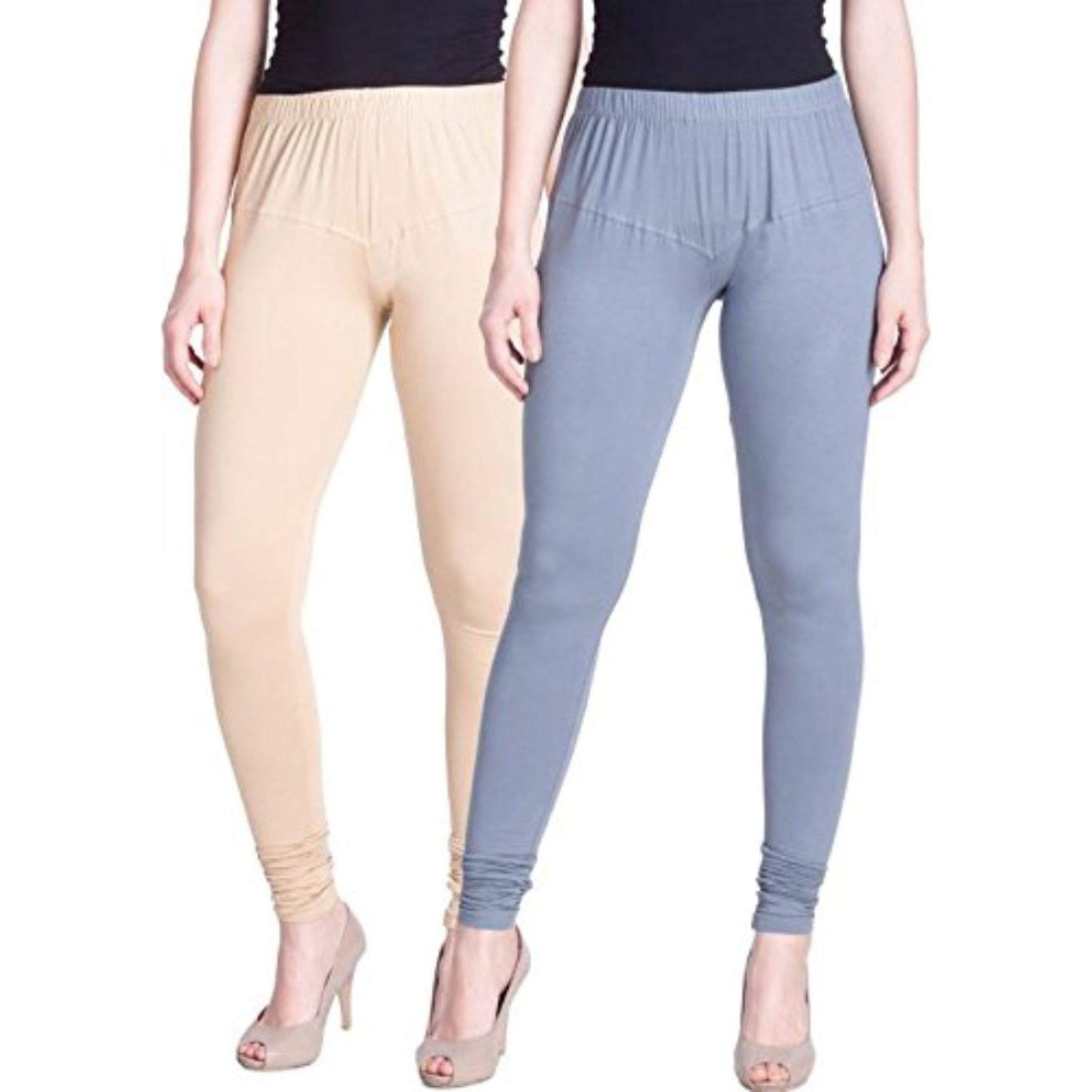 Navkar Crafts Cotton Strechable Women's Casual/Gym/Sports Multi color Leggings Combo Pack of 2 - S,M,L,XL,2XL - Premium Legging from Navkar Crafts - Just $499! Shop now at Navkar Crafts