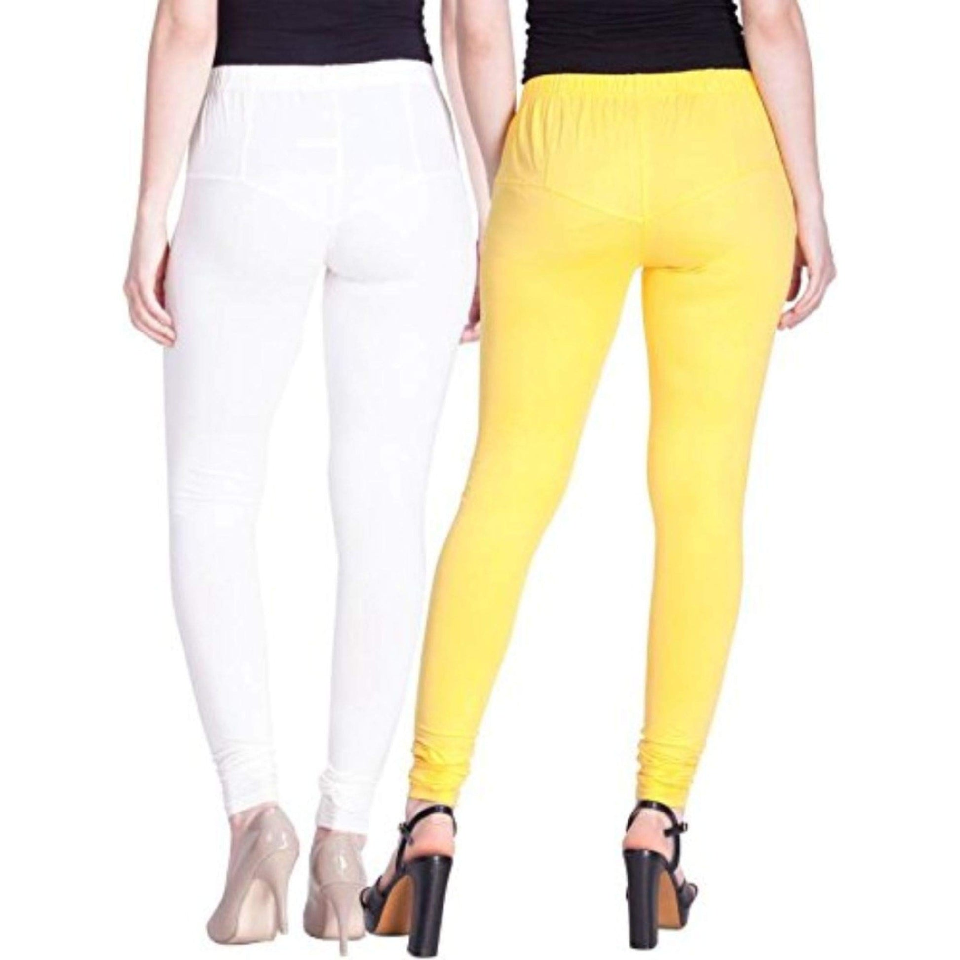 Navkar Crafts Cotton Strechable Women's Casual/Gym/Sports Multi color Leggings Combo Pack of 2 - S,M,L,XL,2XL - Premium Legging from Navkar Crafts - Just $499! Shop now at Navkar Crafts
