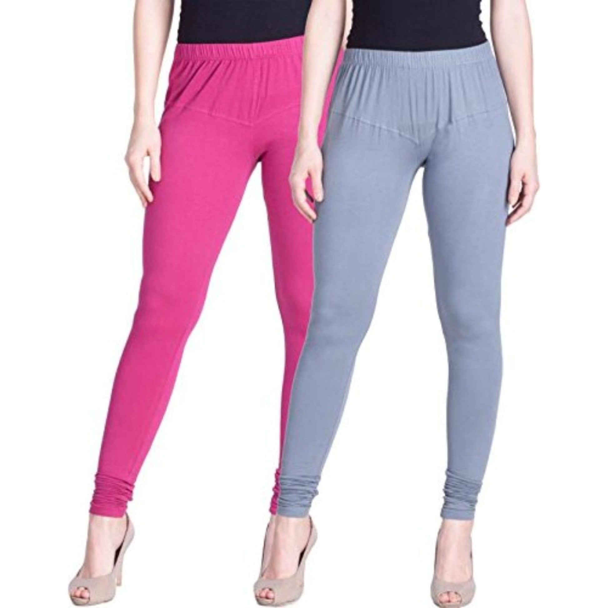 Navkar Crafts Cotton Strechable Women's Casual/Gym/Sports Multi color Leggings Combo Pack of 2 - S,M,L,XL,2XL - Premium Legging from Navkar Crafts - Just $499! Shop now at Navkar Crafts