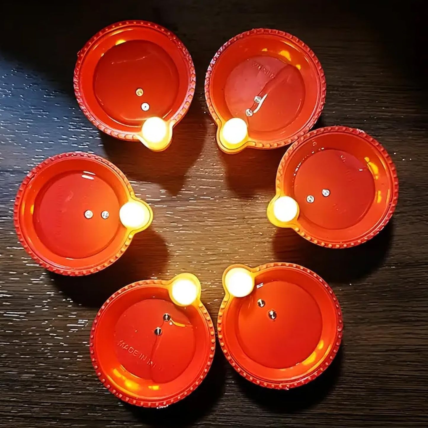 Navkar Crafts Water Sensor Diya for Home Decoration - Electric Flameless & Smokeless LED Diya Lights, Candle for Home Decor, Diwali Festivals Decoration, Christmas, New Year