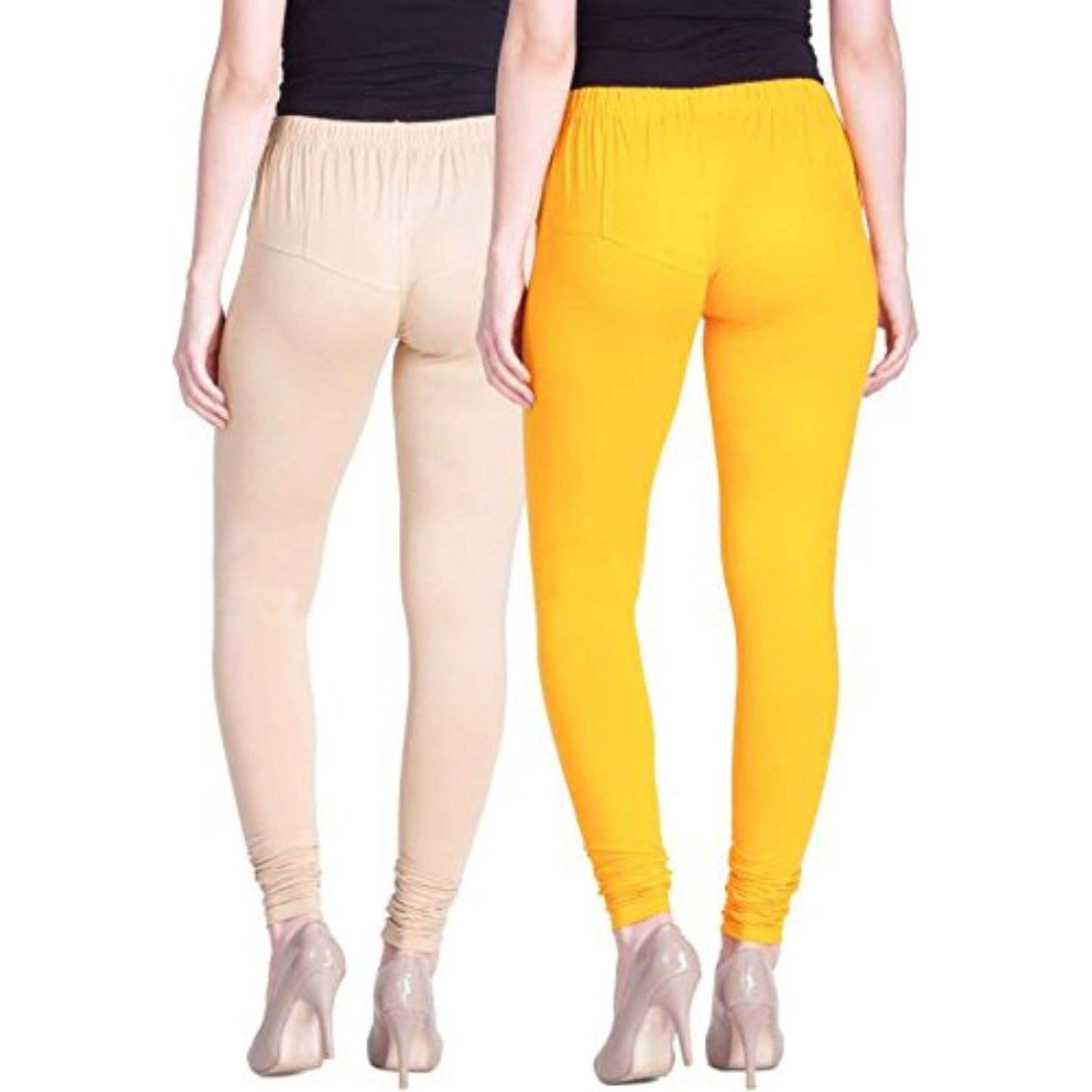 Navkar Crafts Cotton Strechable Women's Casual/Gym/Sports Multi color Leggings Combo Pack of 2 - S,M,L,XL,2XL - Premium Legging from Navkar Crafts - Just $499! Shop now at Navkar Crafts