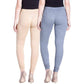 Navkar Crafts Cotton Strechable Women's Casual/Gym/Sports Multi color Leggings Combo Pack of 2 - S,M,L,XL,2XL - Premium Legging from Navkar Crafts - Just $499! Shop now at Navkar Crafts