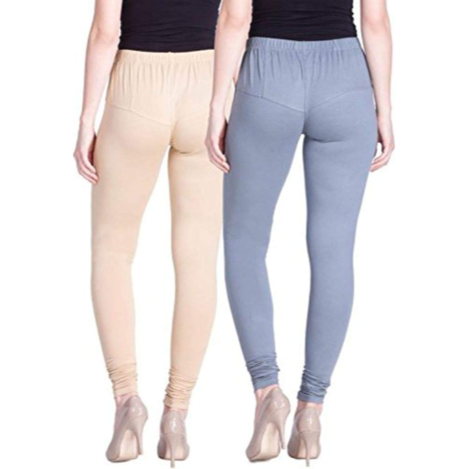 Navkar Crafts Cotton Strechable Women's Casual/Gym/Sports Multi color Leggings Combo Pack of 2 - S,M,L,XL,2XL - Premium Legging from Navkar Crafts - Just $499! Shop now at Navkar Crafts