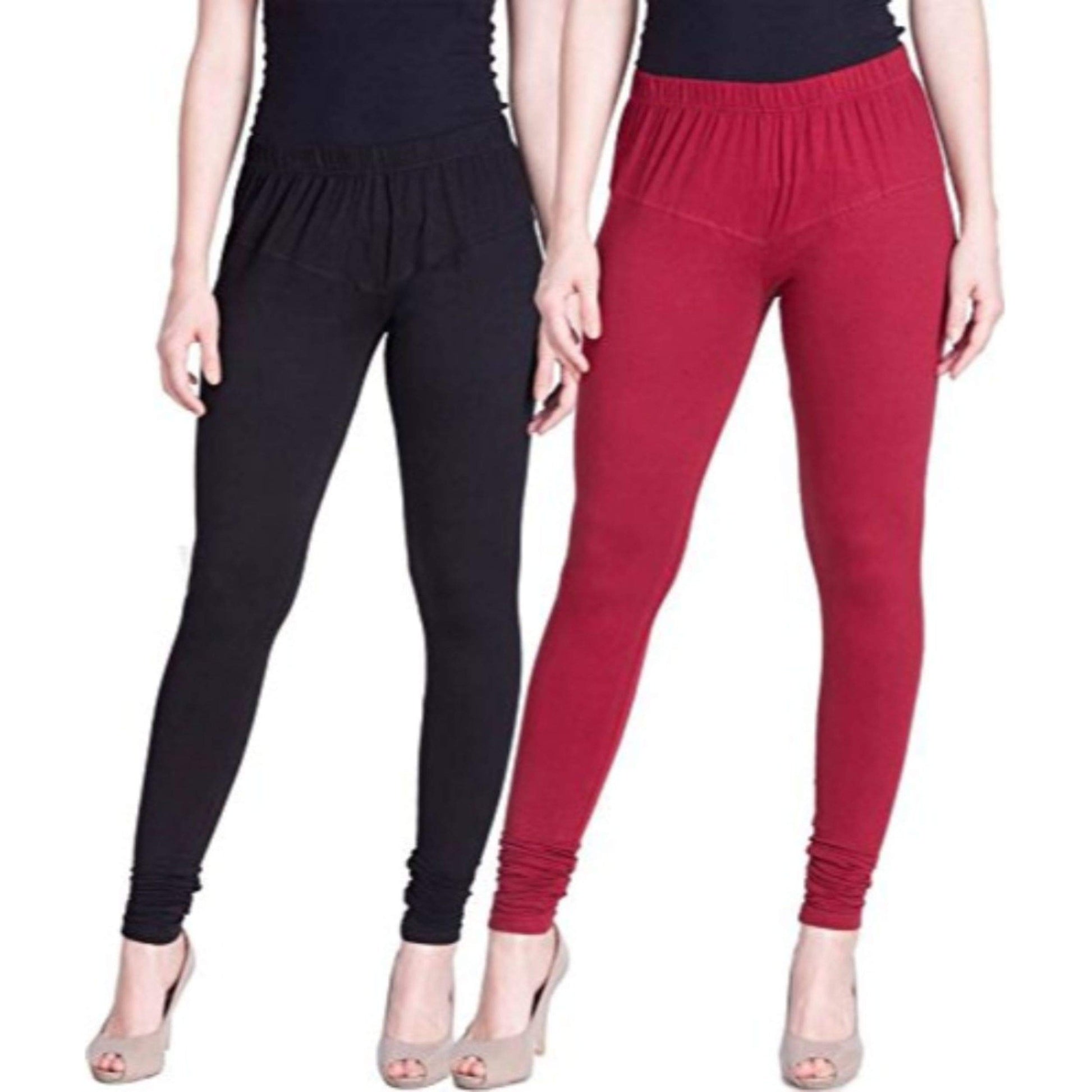 Navkar Crafts Cotton Strechable Women's Casual/Gym/Sports Multi color Leggings Combo Pack of 2 - S,M,L,XL,2XL - Premium Legging from Navkar Crafts - Just $499! Shop now at Navkar Crafts