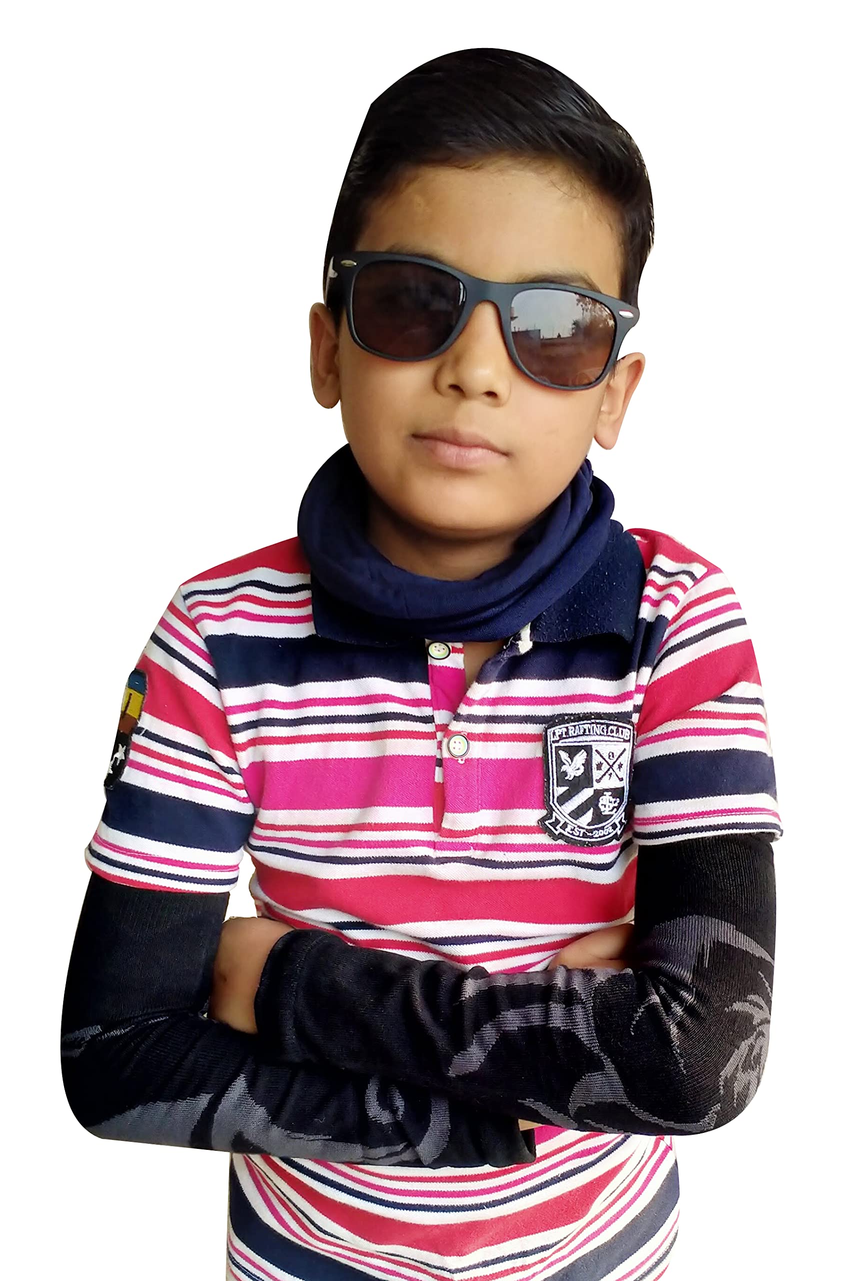 Navkar Crafts Sun Protection Cotton Arm Sleeves for Kids (9-15 Years), Men & Women - Premium Riding Gloves from Navkar Crafts - Just $199! Shop now at Navkar Crafts