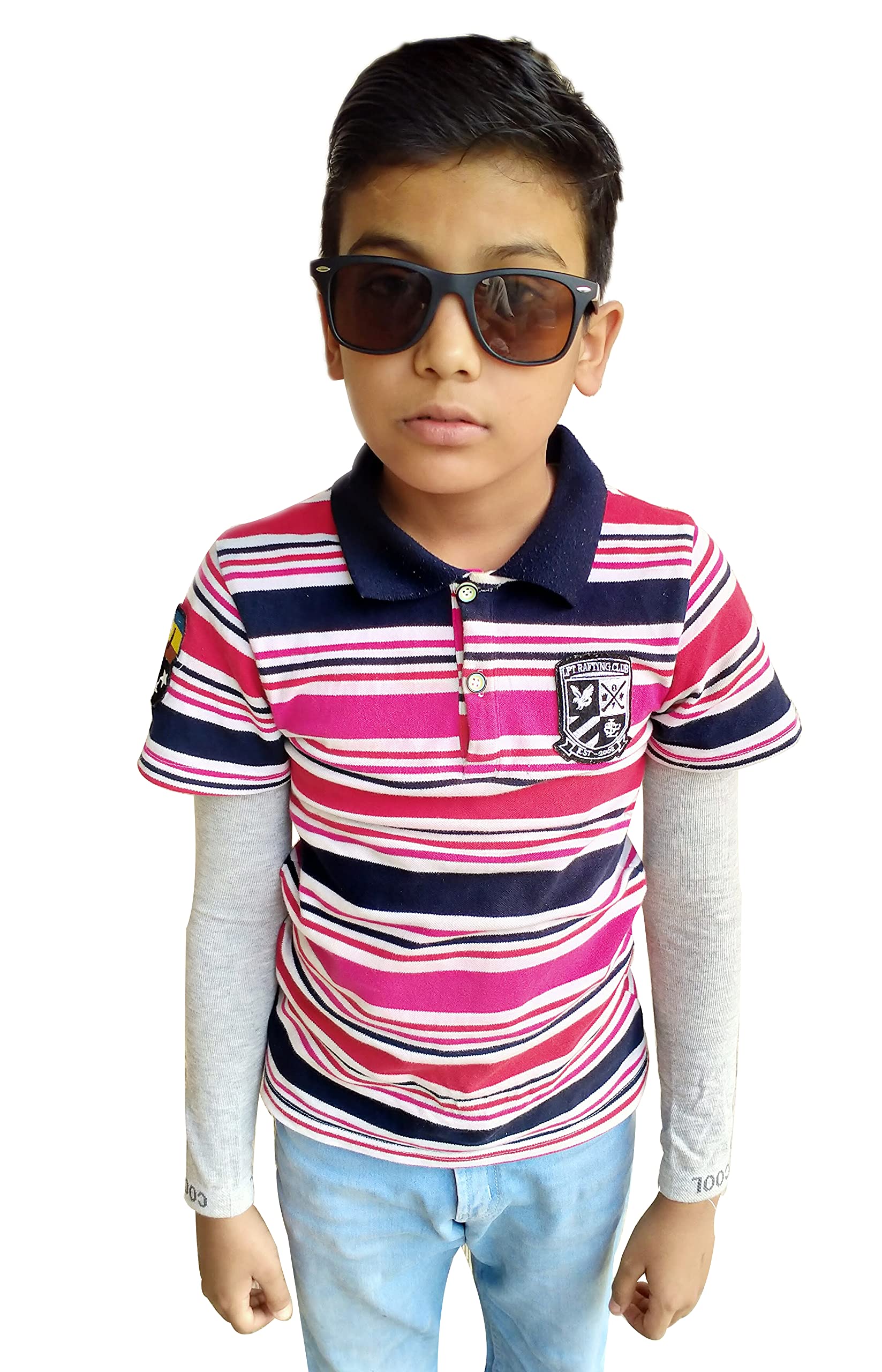 Navkar Crafts Sun Protection Cotton Arm Sleeves for Kids (9-15 Years), Men & Women - Premium Riding Gloves from Navkar Crafts - Just $199! Shop now at Navkar Crafts