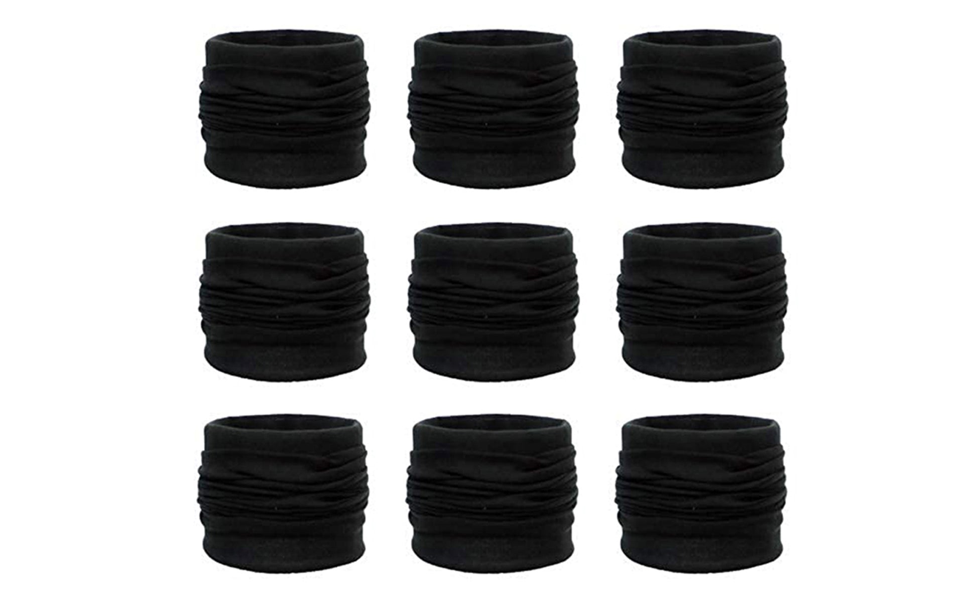 Navkar Crafts Unisex Head Wrap Sport Headband Sweatband Magic Scarf Pack of 9 - Premium Bandana from Navkar Crafts - Just $299! Shop now at Navkar Crafts