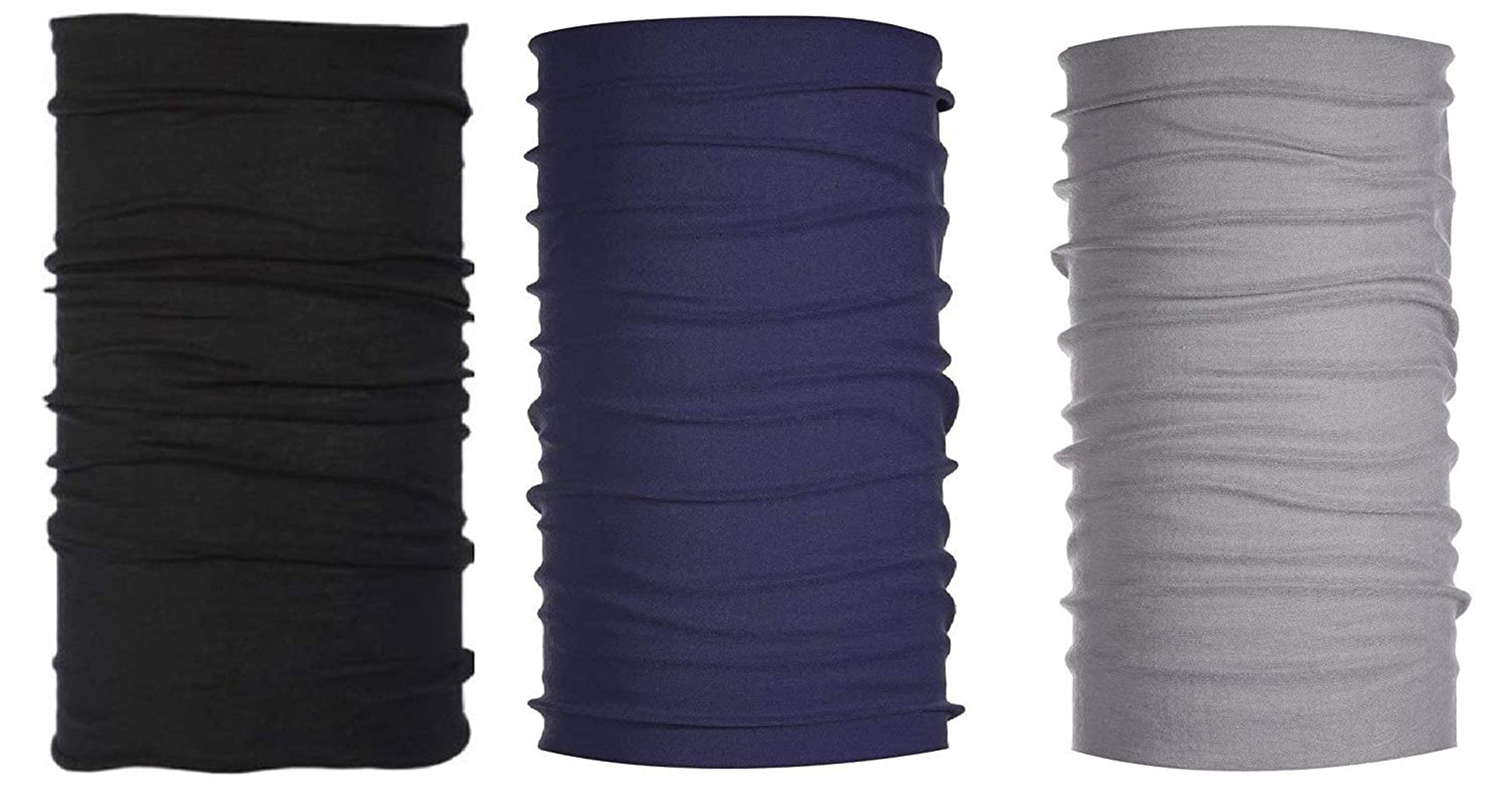 Navkar Crafts Unisex navy blue black grey Bandana Pack of 3 - Premium Bandana from Navkar Crafts - Just $199! Shop now at Navkar Crafts