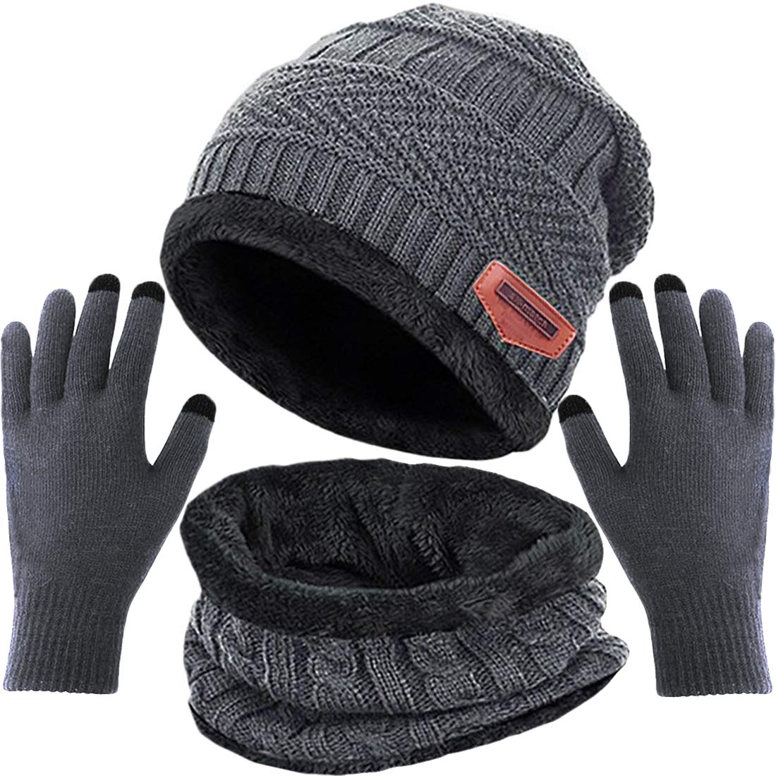 Navkar Crafts Beanie Cap Hat Neck Warmer Scarf and Touch Woolen Gloves - Premium Cap from Navkar Crafts - Just $299! Shop now at Navkar Crafts