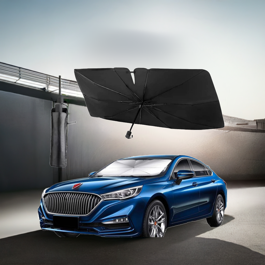 Navkar Crafts Car Sun Shade Windshield Cover, Umbrella Windshield Sun Shade for Car Front Window，Sun Protection & Heat Insulation Foldable Sun Shade，Full Cover Sun Shade for Most Vehicles - Premium Car Sun Shade from Navkar Crafts - Just $499! Shop now at Navkar Crafts
