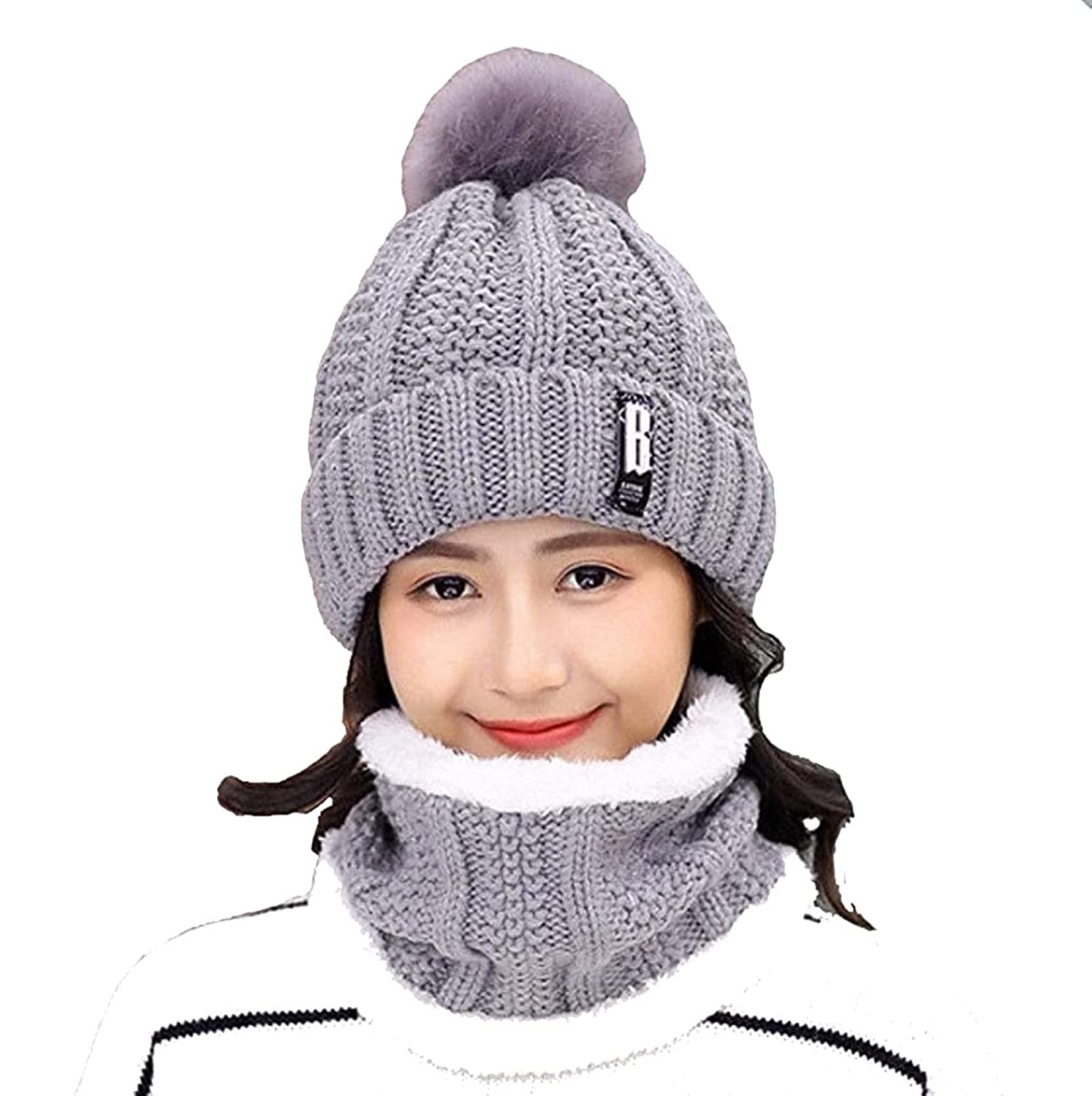 Winter Soft Warm Snow Proof Pom Pom Woolen Cap (Inside Fur) for Women's & Girl's - Premium Cap from Navkar Crafts - Just $399! Shop now at Navkar Crafts