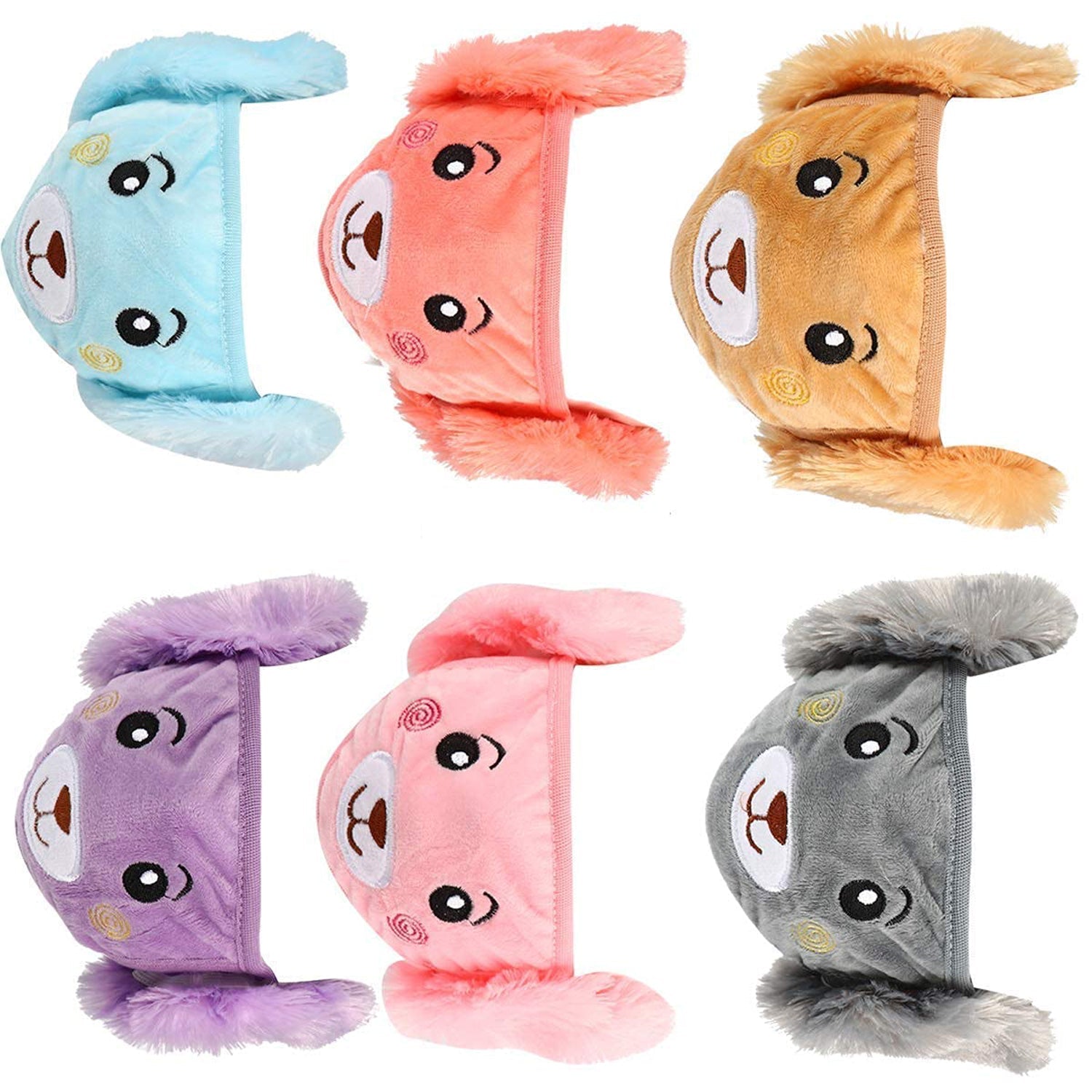 Navkar Crafts Boy's and Girl's Warm Winter Face Mask Ear Protector with Plush - Premium  from Navkar Crafts - Just $249! Shop now at Navkar Crafts