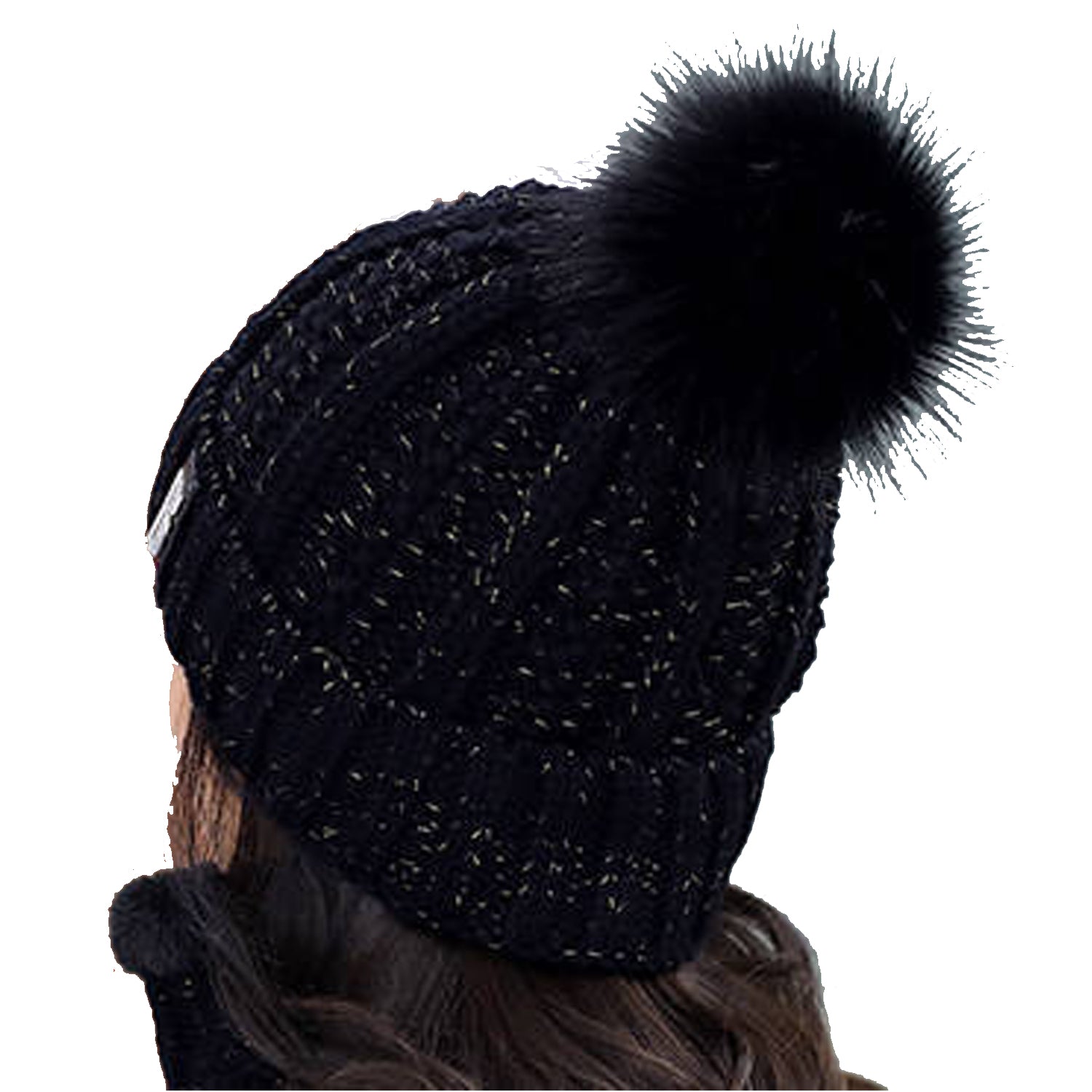 Winter Soft Warm Snow Proof Pom Pom Woolen Cap (Inside Fur) for Women's & Girl's - Premium Cap from Navkar Crafts - Just $399! Shop now at Navkar Crafts