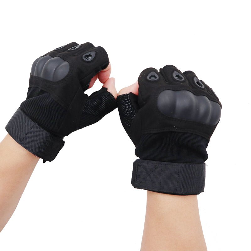 Cycling, Riding, Mountain Bike, Half Finger Anti-Slip Gloves for Men & Women - Navkar Crafts