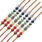 Navkar Crafts Buddha with 7 Chakra Designer Thread Rakhi for Bhaiya Bhabhi - Navkar Crafts