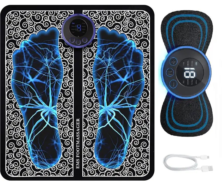 Navkar Crafts Foot/Body Massager Pain Relief Rechargeable Electric EMS Machine - Navkar Crafts